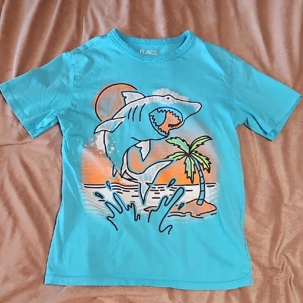 Place Kids Aqua Shark Adventure Tee